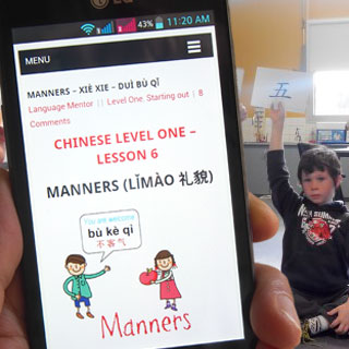 teaching and faster learning with a website